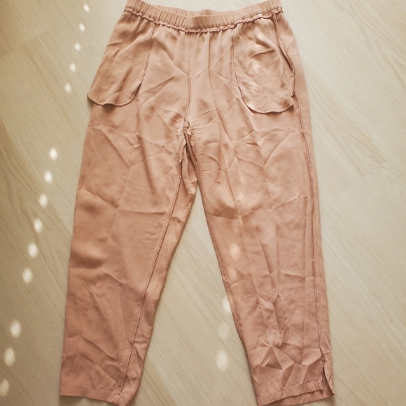 Eileen Fisher Soft Brown Trousers - Picture 10 of 12